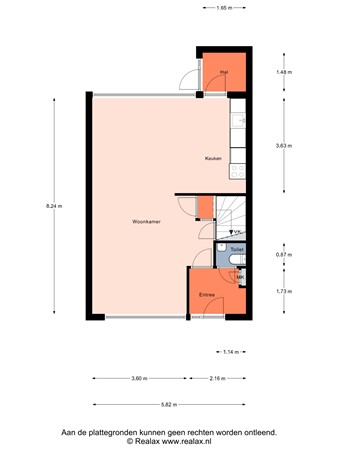 Floorplan - Dopperstraat 44, 3752 JG Bunschoten-Spakenburg